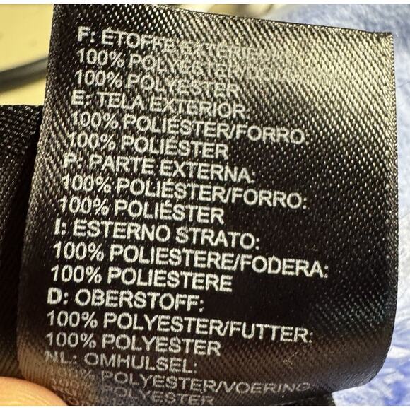 The North Face Sz S Osito Periwinkle Plush Full Zip Fleece Jacket Comfort Cozy - Picture 10 of 10